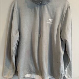 Keeneland LG Men's Light Gray Zip-Up Quarter Zip